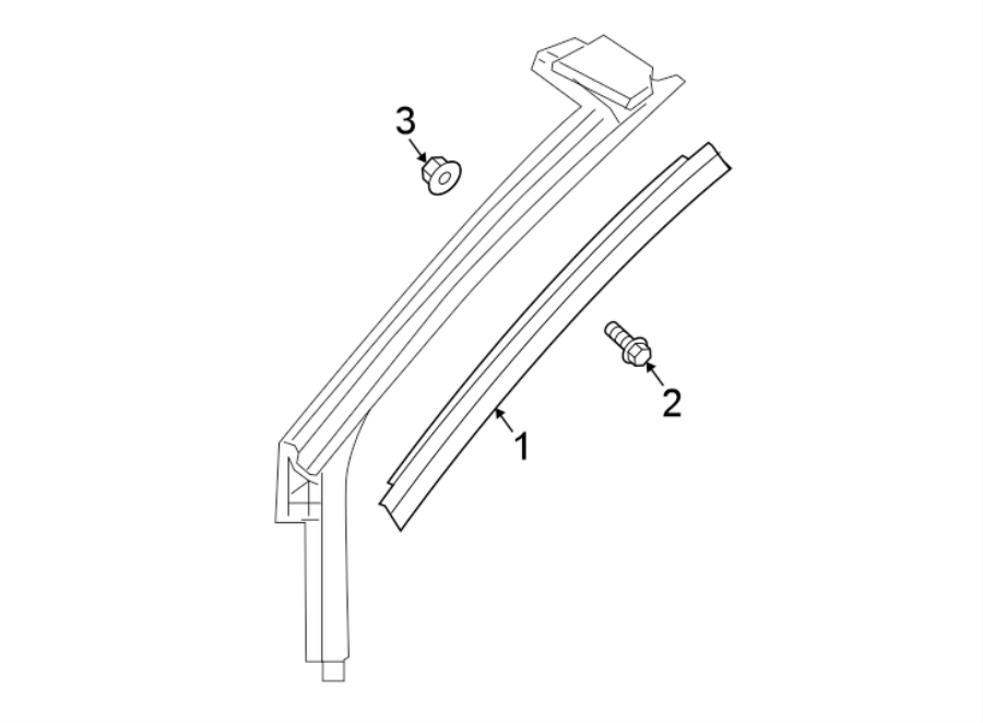 Diagram PILLARS. ROCKER & FLOOR. EXTERIOR TRIM. for your 2009 Chevrolet Cobalt   