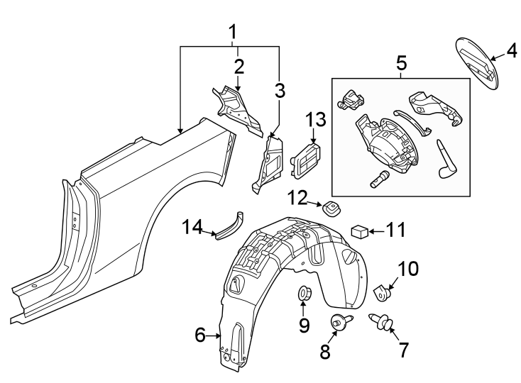 6QUARTER PANEL & COMPONENTS.https://images.simplepart.com/images/parts/motor/fullsize/AJ16455.png