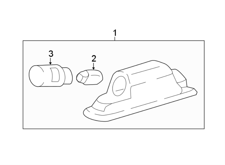 Diagram REAR LAMPS. LICENSE LAMPS. for your 2006 GMC Sierra 2500 HD 6.6L Duramax V8 DIESEL M/T 4WD SLE Standard Cab Pickup 