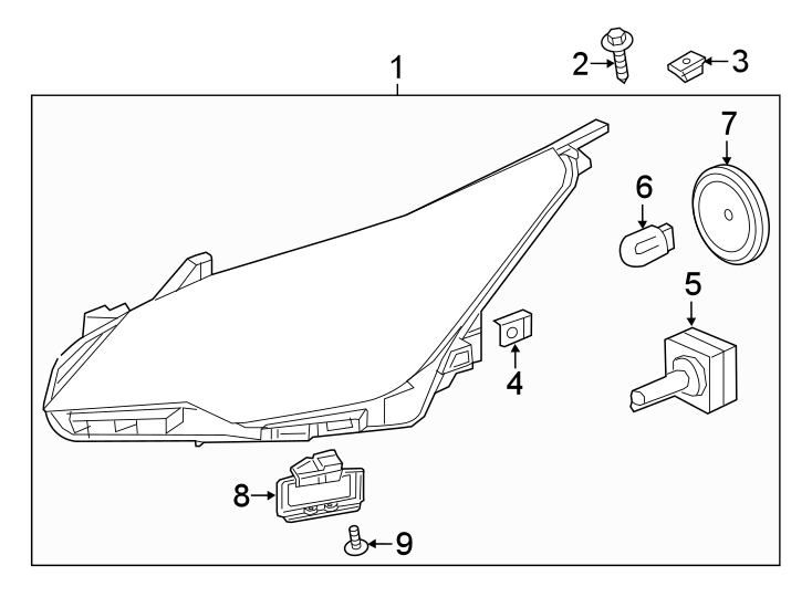 7FRONT LAMPS. HEADLAMP COMPONENTS.https://images.simplepart.com/images/parts/motor/fullsize/AK16027.png