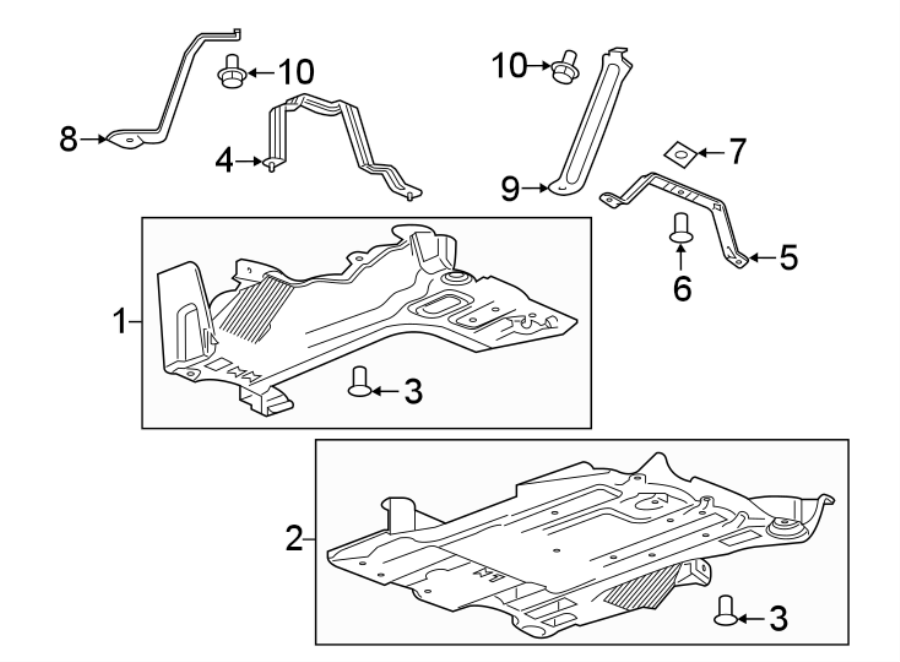 PILLARS. ROCKER & FLOOR. SPLASH SHIELDS. Diagram