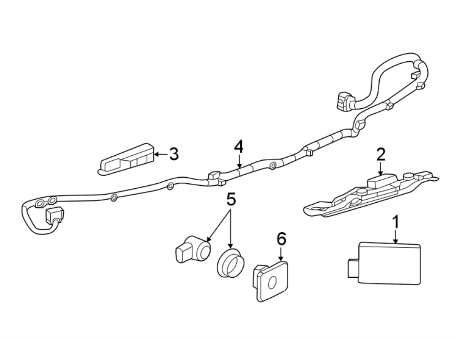 Diagram REAR BUMPER. BUMPER & COMPONENTS. for your 1995 Buick Century   