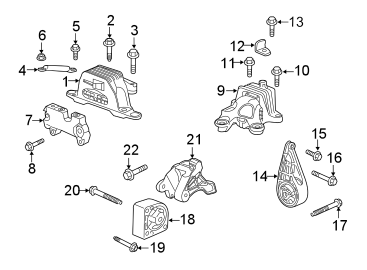 8Engine / transaxle. Engine & TRANS mounting.https://images.simplepart.com/images/parts/motor/fullsize/AK16745.png