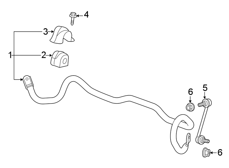 Diagram Front suspension. Stabilizer bar & components. for your 2002 GMC Sierra 2500 HD  Base Standard Cab Pickup Fleetside 