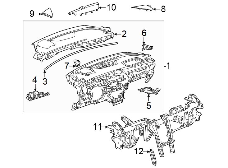 122024-25. Center. Head up display. Outer. Reinforcement beam.https://images.simplepart.com/images/parts/motor/fullsize/AK16806.png