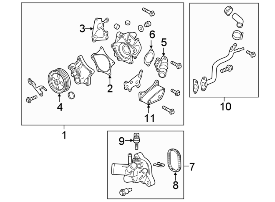 Diagram WATER PUMP. for your Buick