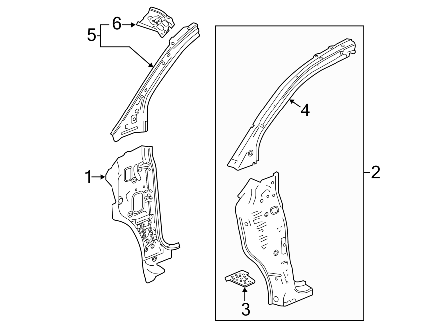 5PILLARS. ROCKER & FLOOR. HINGE PILLAR.https://images.simplepart.com/images/parts/motor/fullsize/AN13420.png