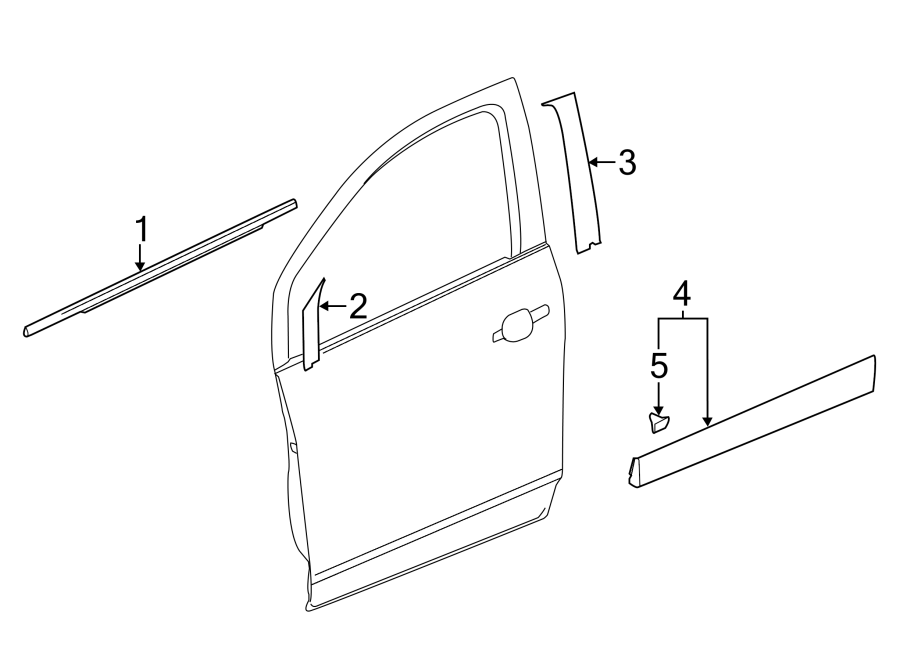 4FRONT DOOR. EXTERIOR TRIM.https://images.simplepart.com/images/parts/motor/fullsize/AN13445.png