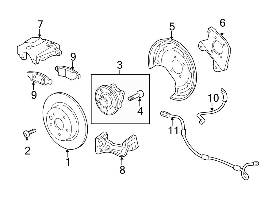 9REAR SUSPENSION. BRAKE COMPONENTS.https://images.simplepart.com/images/parts/motor/fullsize/AN13525.png