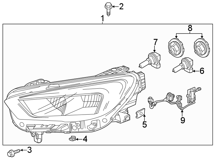 1Front lamps. Headlamp components.https://images.simplepart.com/images/parts/motor/fullsize/AN20024.png