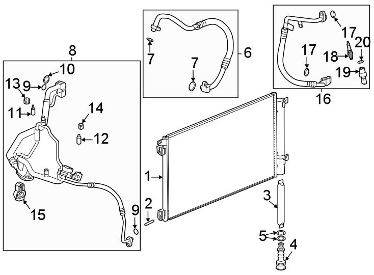 12Air conditioner & heater. Compressor & lines.https://images.simplepart.com/images/parts/motor/fullsize/AN20115.png