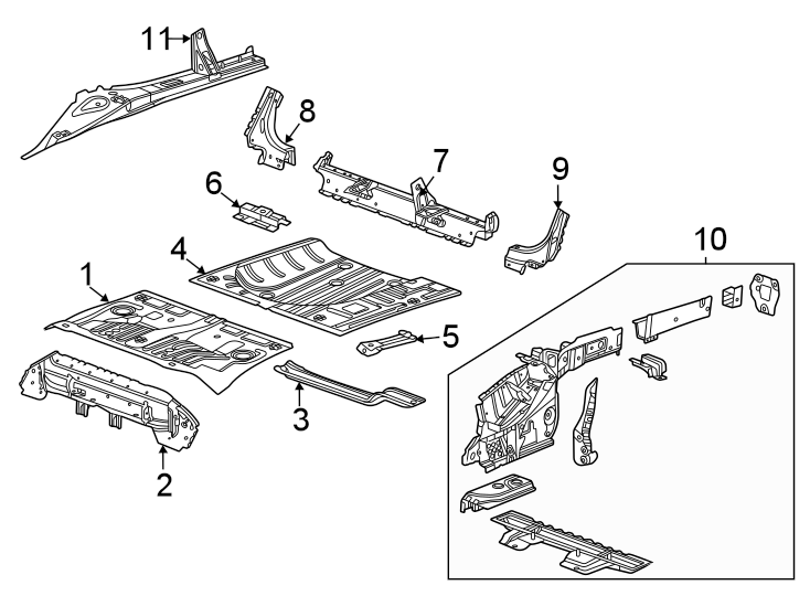 5Rear body & floor. Floor & rails.https://images.simplepart.com/images/parts/motor/fullsize/AN20755.png