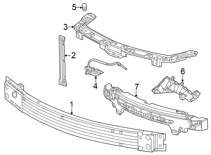 2Front bumper & grille. Bumper & components.https://images.simplepart.com/images/parts/motor/fullsize/AN24010.png