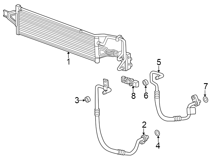 TRANS oil cooler.