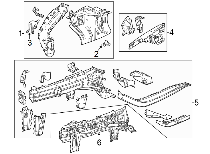 2Fender. Structural components & rails.https://images.simplepart.com/images/parts/motor/fullsize/AN24165.png