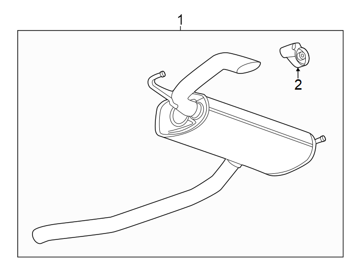 Diagram Exhaust system. Exhaust components. for your 1988 Chevrolet Camaro   