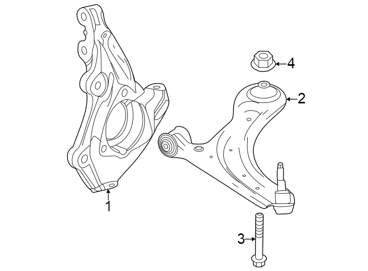 Diagram Front suspension. Suspension components. for your 2007 GMC Sierra 2500 HD  SLT Extended Cab Pickup Fleetside 