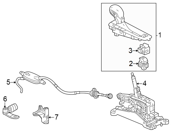 2Console. Transmission shift lever.https://images.simplepart.com/images/parts/motor/fullsize/AN24550.png