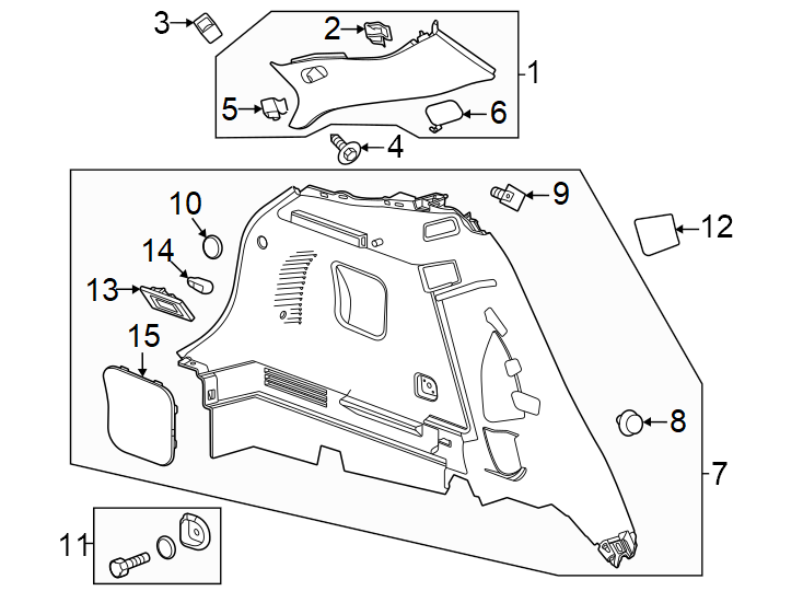 6Quarter panel. Interior trim.https://images.simplepart.com/images/parts/motor/fullsize/AN24765.png