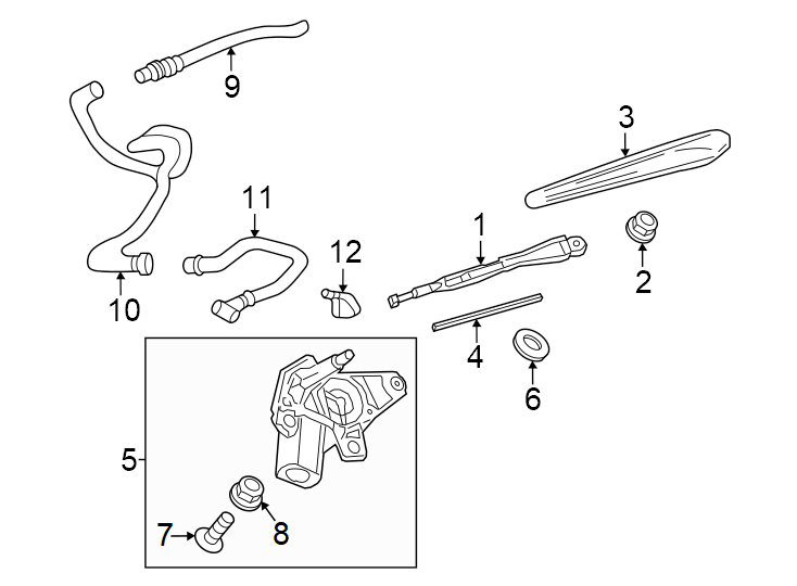 6Lift gate. Wiper & washer components.https://images.simplepart.com/images/parts/motor/fullsize/AN24855.png