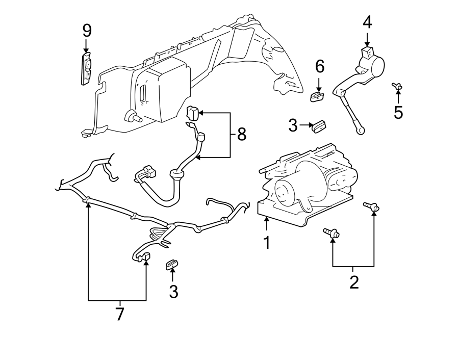 RIDE CONTROL COMPONENTS. Diagram