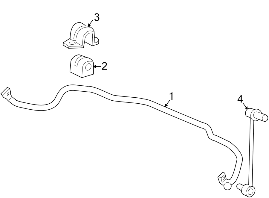 Diagram FRONT SUSPENSION. STABILIZER BAR & COMPONENTS. for your 2024 Chevrolet Camaro  LT1 Convertible 