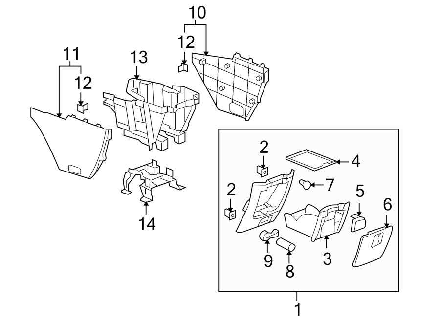 FRONT CONSOLE. Diagram