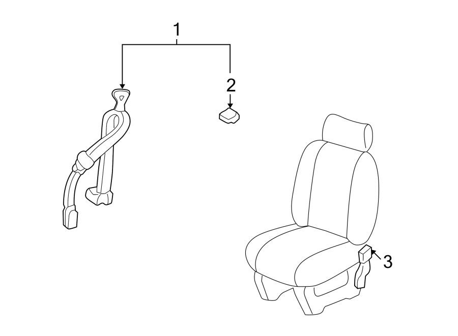 2RESTRAINT SYSTEMS. REAR SEAT BELTS.https://images.simplepart.com/images/parts/motor/fullsize/AS05330.png