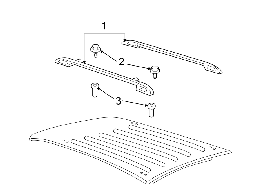 ROOF. LUGGAGE CARRIER. Diagram