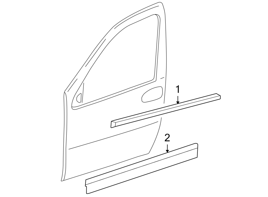 2FRONT DOOR. EXTERIOR TRIM.https://images.simplepart.com/images/parts/motor/fullsize/AS05410.png