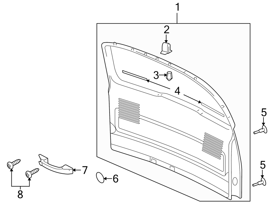 5LIFT GATE. INTERIOR TRIM.https://images.simplepart.com/images/parts/motor/fullsize/AS05575.png