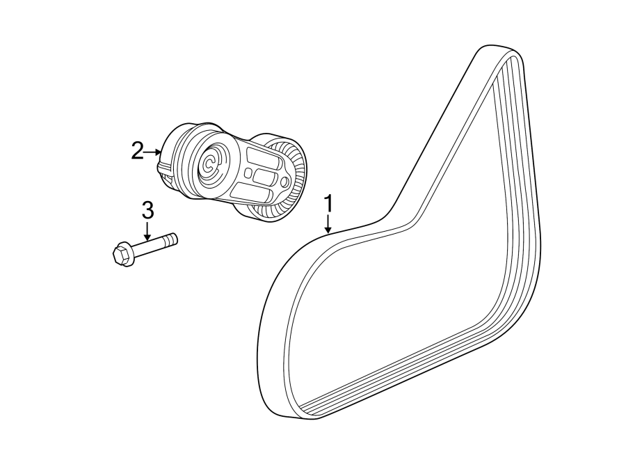 Diagram BELTS & PULLEYS. for your 1991 Buick Century   