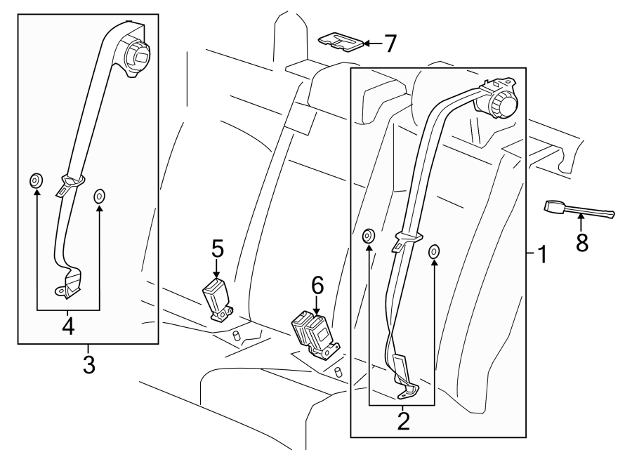 7RESTRAINT SYSTEMS. REAR SEAT BELTS.https://images.simplepart.com/images/parts/motor/fullsize/AT12325.png