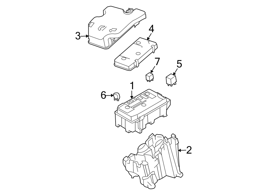 Diagram ELECTRICAL COMPONENTS. for your 2022 Chevrolet Bolt EV   