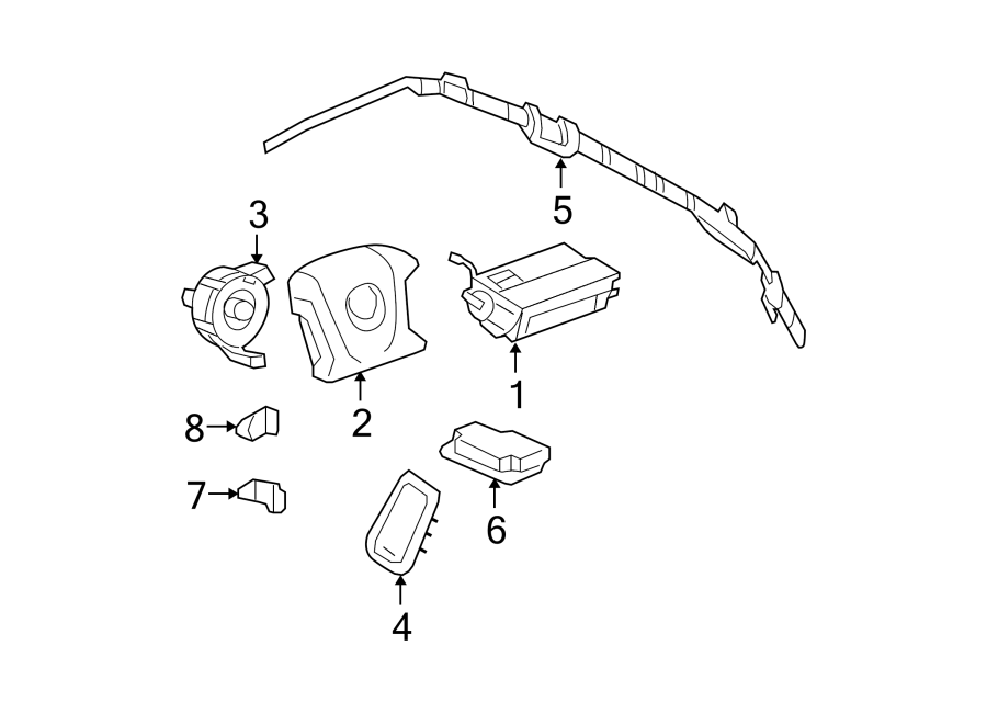 4RESTRAINT SYSTEMS. AIR BAG COMPONENTS.https://images.simplepart.com/images/parts/motor/fullsize/BA06365.png