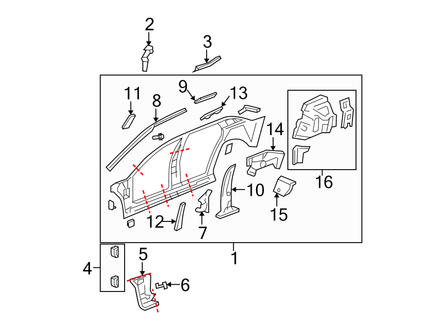 2PILLARS. ROCKER & FLOOR. UNISIDE.https://images.simplepart.com/images/parts/motor/fullsize/BA06445.png