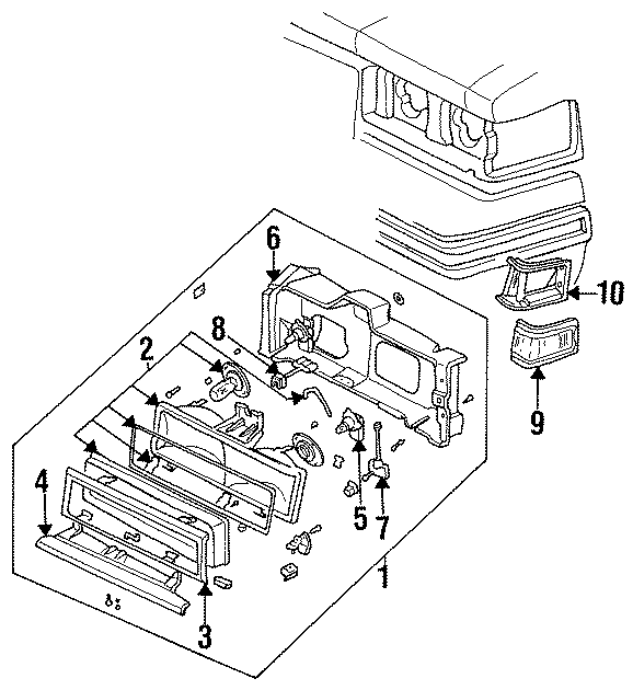 2FRONT LAMPS. CORNER & SIDE MARKER LAMPS. HEADLAMP COMPONENTS.https://images.simplepart.com/images/parts/motor/fullsize/BA5037.png