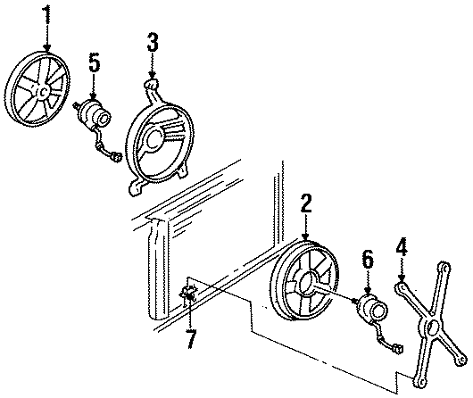 Diagram COOLING FAN. for your 2013 Chevrolet Equinox LTZ Sport Utility  