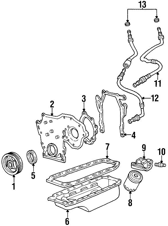 Diagram ENGINE / TRANSAXLE. ENGINE PARTS. for your 2018 Chevrolet Equinox   