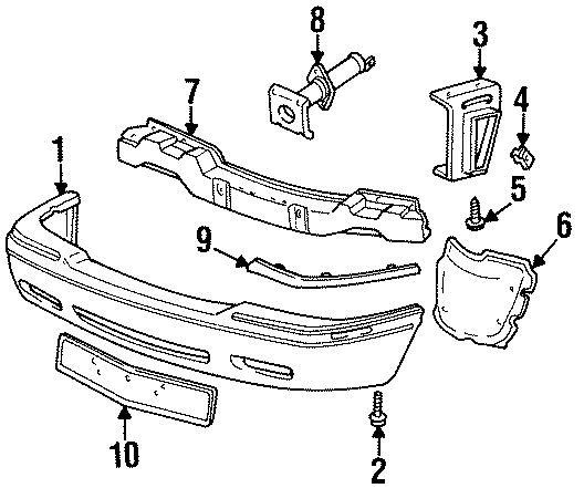 1FRONT BUMPER. BUMPER & COMPONENTS.https://images.simplepart.com/images/parts/motor/fullsize/BB92017.png