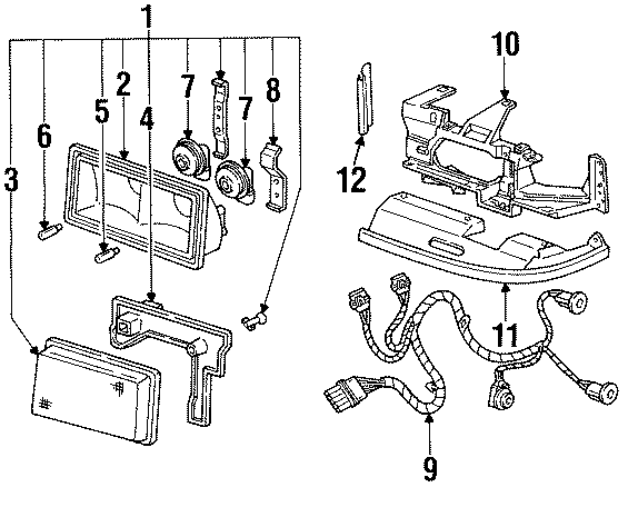 10FRONT LAMPS. HEADLAMP COMPONENTS.https://images.simplepart.com/images/parts/motor/fullsize/BB92070.png