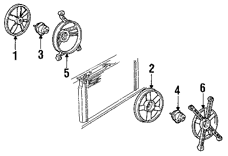 Diagram COOLING FAN. for your 2013 Chevrolet Equinox LTZ Sport Utility  