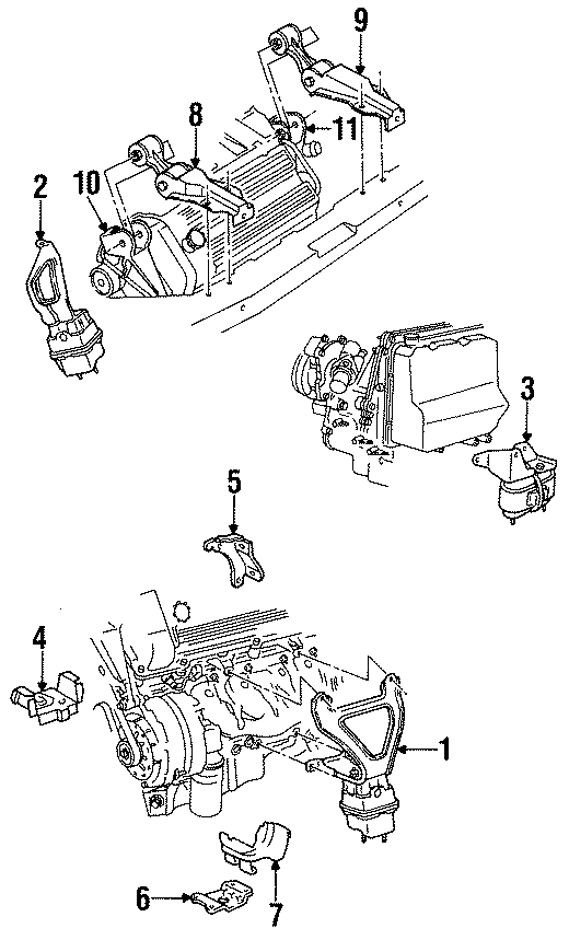 3ENGINE / TRANSAXLE. ENGINE & TRANS MOUNTING.https://images.simplepart.com/images/parts/motor/fullsize/BB92154.png