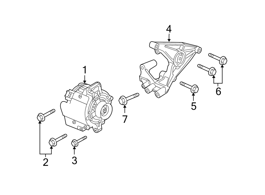 Diagram ALTERNATOR. for your 2005 Chevrolet Blazer   