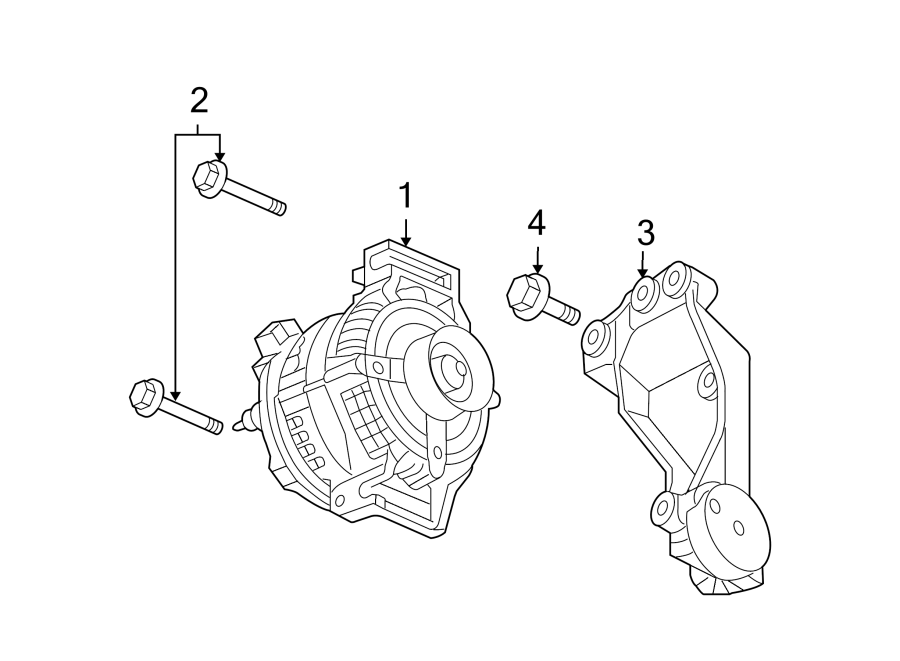 Diagram ALTERNATOR. for your 2012 GMC Sierra 2500 HD 6.6L Duramax V8 DIESEL A/T 4WD WT Standard Cab Pickup Fleetside 