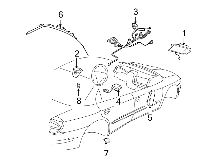 4RESTRAINT SYSTEMS. AIR BAG COMPONENTS.https://images.simplepart.com/images/parts/motor/fullsize/BC05405.png