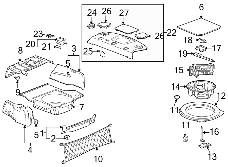 REAR BODY & FLOOR. INTERIOR TRIM. Diagram