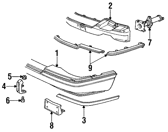 8FRONT BUMPER. BUMPER & COMPONENTS.https://images.simplepart.com/images/parts/motor/fullsize/BC92000.png