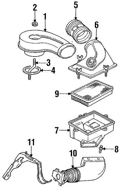 11ENGINE / TRANSAXLE. AIR INTAKE.https://images.simplepart.com/images/parts/motor/fullsize/BC92038.png