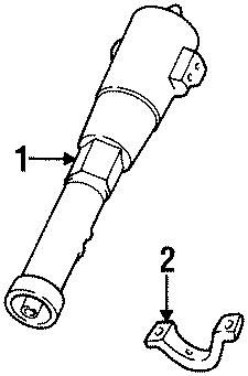 Diagram STEERING COLUMN ASSEMBLY. for your 2005 Chevrolet Astro   